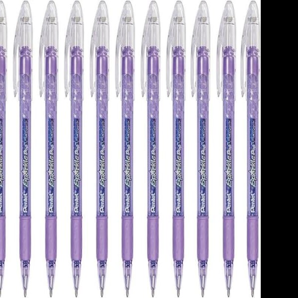 BOLIGRAFO METALICO SPARKLE POP K91 0.7MM VIOLETA PENTEL PZA